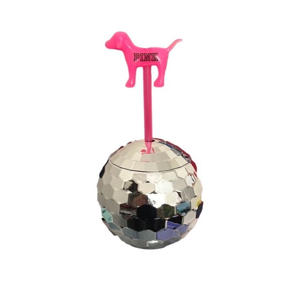 V/s PINK disco ball cup/straw - Picture 6 of 6